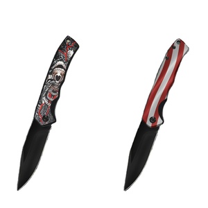 มีดพับพกพา 1 ชิ้น ด้ามไม้ สแตนเลส สำหรับกิจกรรมกลางแจ้ง ตั้งแคมป์ ล่าสัตว์ (OEM) ขายส่งจากโรงงาน - Product Image 3