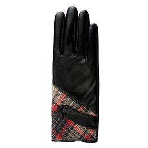 Gants en cuir classiques d'hiver de style uni en gros, gants en cuir d'agneau élégants pour femmes, mode d'hiver, vêtements d'extérieur - Product Image 3