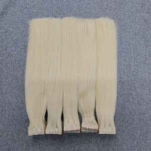 Extensions de cheveux adhésives Dream Hair T03 vierges vietnamiennes sans produits chimiques, 36 pouces, trame unique, lisses/ondulées, toutes couleurs - Product Image 5