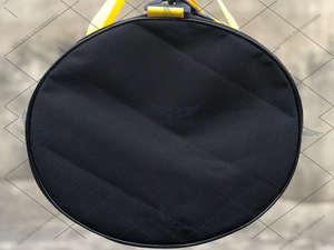 Bolsa de Deporte HOBTON para Equipo de Baloncesto, Negra con Asas Amarillas, Informal, de Poliéster, con Logotipo Personalizado - Product Image 3