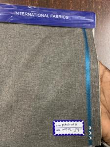 Premium Marino <b>Wool</b> <b>Polyester</b> Blend Suit <b>Fabric</b> | Unisex Suiting Material 58 Width for Export - Product Image 3
