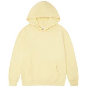 Sweat-shirt à capuche en coton personnalisé pour femmes, vêtement teint en pièce, polaire réversible, grande taille, fabricant de sweats à capuche et de sweat-shirts pour hommes - Product Image 3