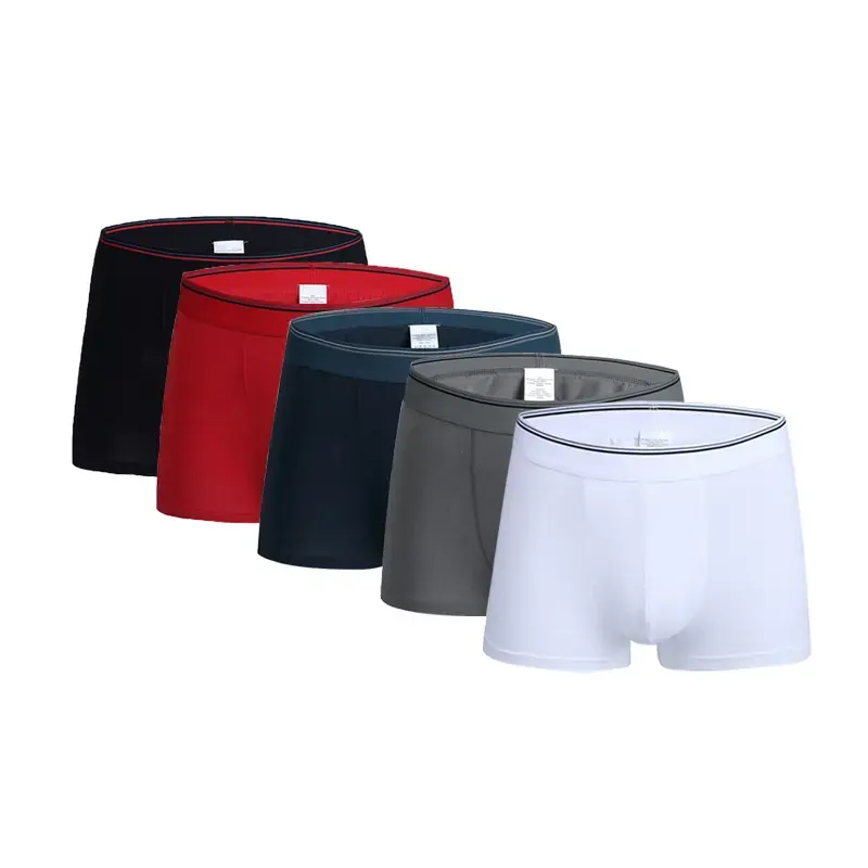Export Oriented Best Quality Men Boxer & Briefs Solid Color Customizable Mid Rise Boxer For Men Wholesale From Bangladesh
