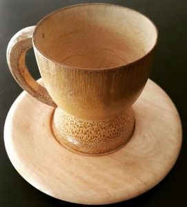 Kitchen Handmade Modern Luxury Customizable Wooden <b>Tea</b> <b>Set</b> <b>with</b> Pot and Tray Coconut Wood <b>Teapot</b> and Cup <b>Sets</b> - Product Image 4