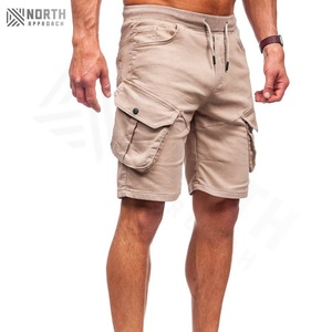 Pantalones Cortos Cargo Casuales de Lona para Hombre, Novedad de 2025, Cómodos para el Verano, Servicio OEM, Cierre con Cordón, Secado Rápido, Personalizables - Product Image 1