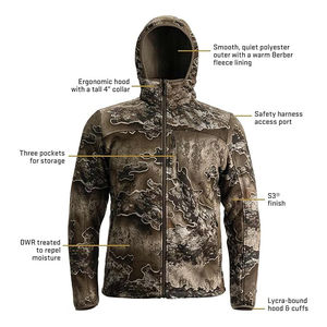 Vestes de chasse softshell respirantes, coupe-vent et imperméables pour hommes, tailles XXL, styles avec logo personnalisé, pour la saison hivernale - Product Image 4
