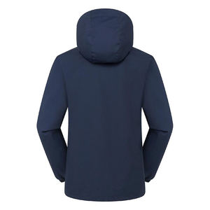 Customized Design <b>Men's</b> Rain <b>Jackets</b> Waterproof Windbreak Softshell Raincoat With Hood for Running Hiking <b>Cycling</b> - Product Image 2