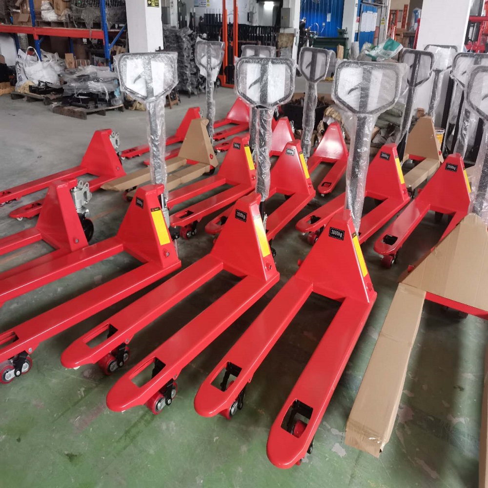 Material Handling Tools Pallet Forklift 1000KG Manual Fork Lift Stacker 1.6m Lift Height Hydraulic Manual Hand Stacker