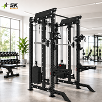 Máquina Multifunción Directa de Fábrica SK con Barra Smith y Rack de Potencia, Equipo de Gimnasio Comercial al por Mayor OEM ODM