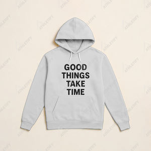 Sweat à capuche d'hiver en coton mélangé pour hommes, imprimé personnalisé, avec poche, écologique et respirant, doux et confortable pour un usage quotidien - Product Image 4