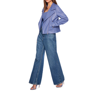 High Quality Breathable Women's <b>Genuine</b> <b>Leather</b> <b>Jacket</b> Stylish & Comfortable With Anti-Wrinkle Feature <b>Leather</b> <b>Jackets</b> - Product Image 6