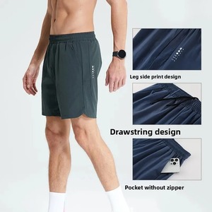 2025 <b>Men's</b> Casual Sportswear Bottoms Breathable Mesh <b>Lounge</b> Shorts Fashionable Loose Fitness <b>Pants</b> Solid with Hip Hop Style - Product Image 2