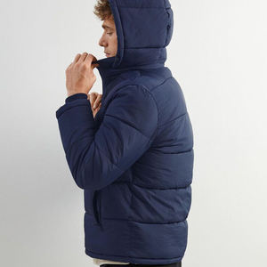 Fabricant d'équipement d'origine Vente en gros Grande rue Veste bulle Veste d'extérieur imperméable au vent chaude pour hommes avec logo à l'avant - Product Image 2