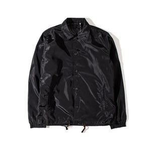 Haute qualité hommes solide couleur noire mode Street Wear vestes vierges personnalisées unisexe Slim Fit 2025 veste - Product Image 1