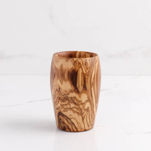 Tasse en bois d'olivier écologique faite à la main pour le camping - Product Image 4