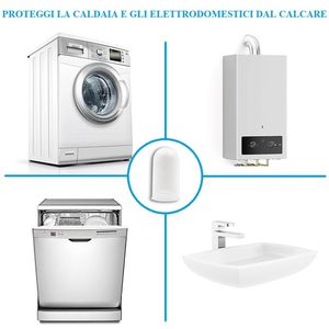 Orae 6 polifosfato polvere ricarica 4x7cm cartucce universali per dispenser Anti-calcare smacchiatori per caldaie stufe - Product Image 3