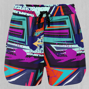 กางเกงขาสั้นสำหรับผู้หญิงทำจากผ้านุ่มคุณภาพสูงออกแบบโลโก้ได้ตามต้องการ - Product Image 5