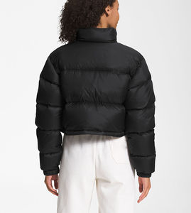 Veste courte thermique pour femme, automne-hiver, nouveau design, matelassée, rembourrage en coton, fermeture éclair en nylon, logo, pas cher - Product Image 3