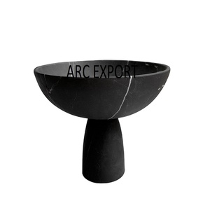 Black Color Luxury Dinnerware Decoration for Home Decorative Unique Latest Stylish <b>Serving</b> <b>Bowls</b> Tabletop Fancy Luxurious <b>Bowl</b> - Product Image 1