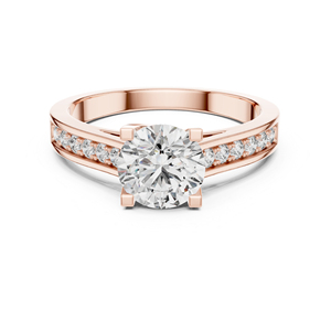 แหวนทองคำ 14K สีเหลือง ประดับเพชรทรงกลม 1.18 กะรัต เพาะเลี้ยงในห้องปฏิบัติการ ดีไซน์หรูหราสำหรับผู้หญิง |   ชุดสำหรับงานเลี้ยงที่ได้รับการรับรองจาก IGI |   เพชรที่เพิ่งเพาะเลี้ยง - Product Image 3