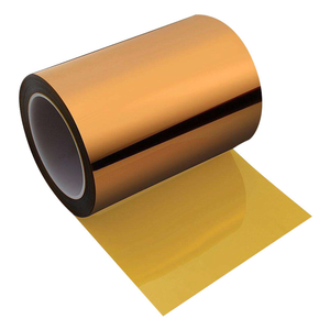 Cinta de enmascarar adhesiva de doble cara <span class=keywords><strong>Goldfinger</strong></span> para la industria de recubrimientos en polvo, cinta de película de poliimida de alta temperatura, material PET - Product Image 1