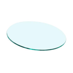 سطح طاولة دائري من الزجاج المقسى فائق البياض بالجملة من المصنع - Product Image 1