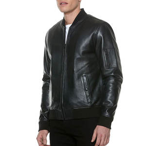 เสื้อแจ็กเก็ตผ้าแคนวาสหนังแท้สำหรับผู้ชายทรงบางปกติกระเป๋าขนสัตว์กันน้ำเป็นมิตรกับสิ่งแวดล้อม - Product Image 2