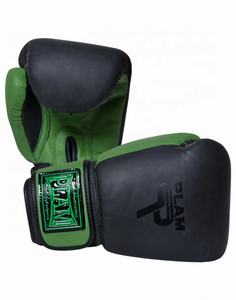 ถุงมือชกมวยหนังวัวแบบสั่งทำขนาด12oz & 14oz ใส่สบายยืดได้มือจับกันน้ำเล่นกีฬา - Product Image 2