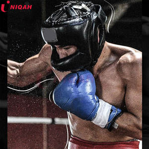 Safety First Protector de cabeza de Kickboxing de cuero personalizable Escudo de entrenamiento único para un entrenamiento efectivo en boxeo Taekwondo Karate - Product Image 5