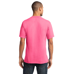 T-shirt à manches courtes et col en V pour hommes 100% coton-Neon 6240 Unisex CVC T-shirts à col en V - Product Image 3