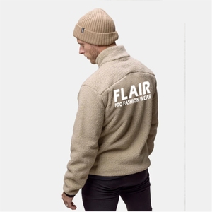 Veste polaire technique d'hiver pour homme avec logo personnalisé du fabricant, coupe-vent, imperméable, respirante, à fermeture éclair intégrale, style streetwear - Product Image 3