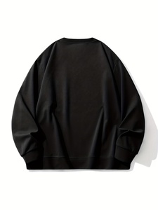 Sweat-shirt à capuche pour homme, style streetwear hip-hop, surdimensionné, avec motifs graphiques, en coton 100% tricoté, décontracté - Product Image 2