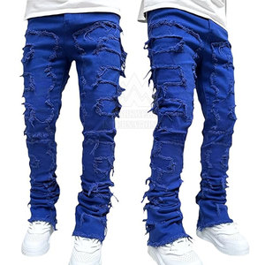 Pantalones apilados de servicio OEM de último diseño para hombres Pantalones apilados cómodos de calidad superior para hombres - Product Image 4