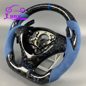 Volante de coche de fibra de carbono forjado personalizado para <span class=keywords><strong>BMW</strong></span> E90 E91 E92 E93 M3 3-Series 328i 330i <span class=keywords><strong>335d</strong></span> 1-series 135i 2008 -2012 - Product Image 3