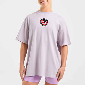 เสื้อยืดลำลองทรงหลวมระบายอากาศได้ดีเป็นมิตรกับสิ่งแวดล้อมสำหรับผู้หญิงเสื้อยืดผ้าฝ้าย100% ระบายอากาศได้ดีฤดูร้อน - Product Image 2