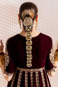 Traditional Anarkali Chiffon Embroidered <b>Lehenga</b> Choli Luxury Embellishment <b>Women</b> Wedding Party Wear Wrinkle Free Moisture - Product Image 6