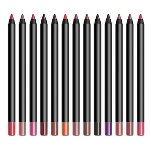 High Pigment Mineral Ingredient Lips Cosmetics Waterproof Nude Lip Liner Pencil