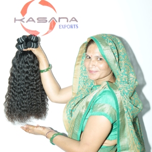 Vente en gros 100% couleur naturelle femmes noires cuticules indiennes brutes alignées vagues non traitées traitement aucune Extensions de cheveux humains - Product Image 2