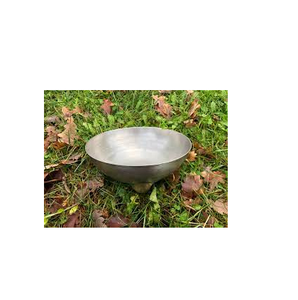 Conteneur de bol de pied en acier inoxydable seau de lavage des pieds pliable à la maison pied de spa avec poignée artisanat naturel - Product Image 4