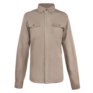 Fr Nút xuống áo sơ mi nfpa2112 chống cháy quần áo FR Áo sơ mi cho tiện ích điện và mỏ dầu <span class=keywords><strong>c</strong></span>ông nhân - Product Image 2