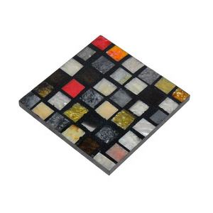 Dessous de verre en céramique de haute qualité Unique corne os carré Design classique bois résine Style Top vente décor à la maison tapis et tampons - Product Image 5