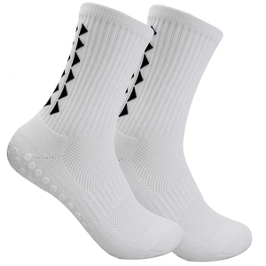 Emballage de logo sur mesure Chaussettes antidérapantes Chaussettes athlétiques de football antidérapantes Chaussettes de sport souples pour hommes - Product Image 4