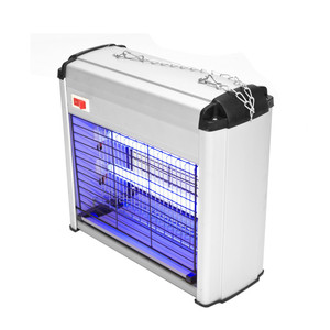 Lámpara Insecticida LED de 30W, Fuente de Luz Púrpura, Cuerpo de Plástico, Eliminador de Insectos para Mosquitos e Insectos Voladores - Product Image 2