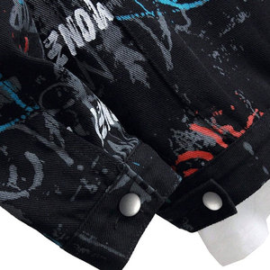 Chaqueta de Mezclilla Lavada Premium con Cuello Alto para Hombre, Diseño Nuevo, Ajustada, Mangas Largas, Moda Urbana, Ropa Exterior de Primavera - Product Image 5