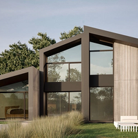 Kit de maison préfabriquée de conception de villa moderne en provenance de Chine, écologique, économe en énergie, résistant au feu, structure durable