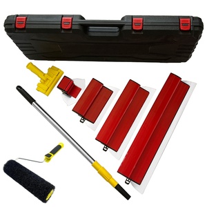 Asta di estensione professionale per pareti a secco set di strumenti di scrematura con rullo per mastice, applicazione di stucco e intonaco di rotolamento - Product Image 1