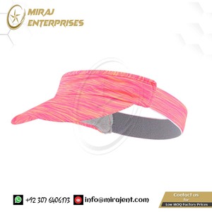 ผู้ชายผู้หญิงBreathableเหงื่อดูดซับขี่จักรยานที่มีสีสันวิ่งยืดหยุ่นPeakedหมวกขายส่งกีฬาVisorหมวกบังแดดกลางแจ้ง - Product Image 2