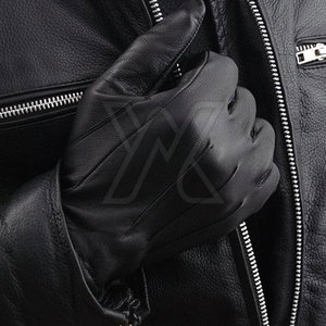 Haut fabricant 100% gants d'habillage en cuir hiver extérieur écran tactile écologique respirant qualité supérieure à vendre - Product Image 2