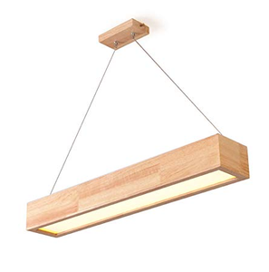 Luminaire suspendu LED en bois massif FSC 100% - Product Image 4