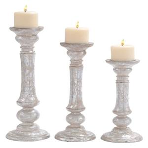 Portavelas de Madera de Estilo Premium con Acabado Liso para Sala de Estar, Espacio de Trabajo y Decoración Espiritual - Product Image 6